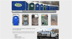 Desktop Screenshot of prideportabletoilets.com